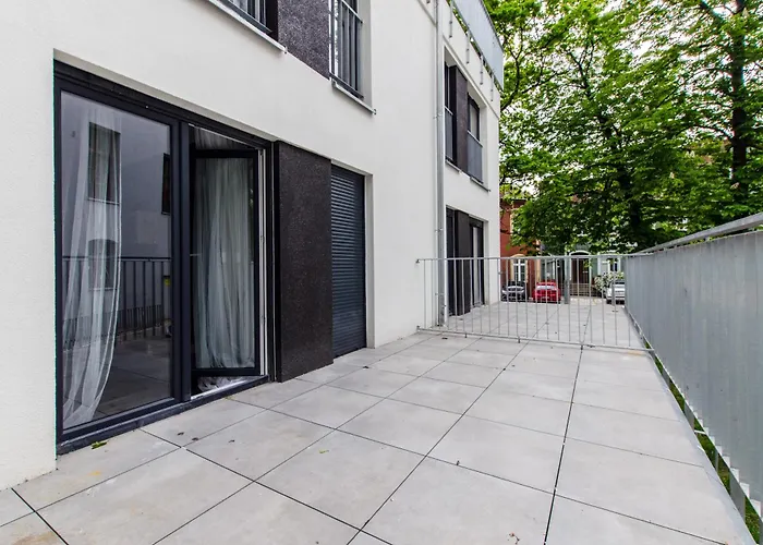 White Apartment With Terrace